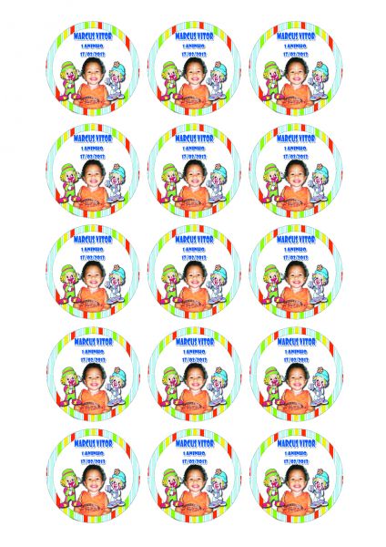 Adesivos para latinha 5x1